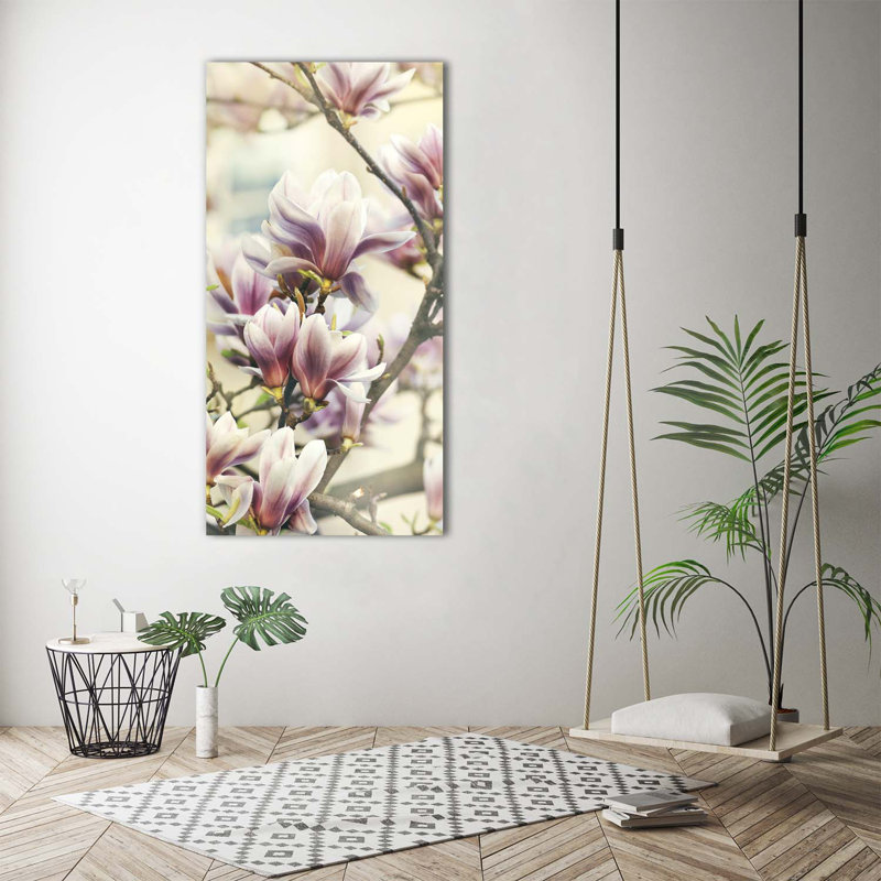 Magnolia - Wrapped Canvas Print, 140cm H x 70cm W