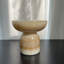 Bol décoratif piédestal en marbre crème jade
