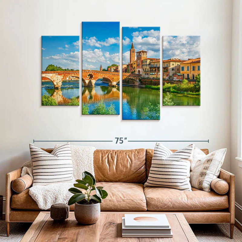 Lilie Ponte Pietra Arch Bridge, 42" H x 68" W