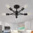 5-light Semi Flush Mount Ceiling Light Fixture