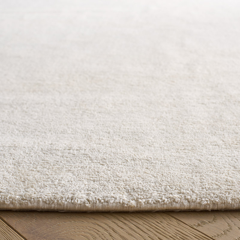 Ralph Lauren Fairfax Viscose, Cotton Solid Color Rug, Rectangle 4' x 6'