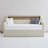 Twin Size Daybed In Beige, With Storage Compartments, Led Lighting And Charging Facility Upholstered Beige Possibilities, Lights Convenience Provision-1163058757