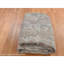 Tapis en laine noué à la main 9 pi 1 po x 12 pi 3 po Agra gris avec motif cachemire 0796B4FC05EC4436B28BBF8E2602F556