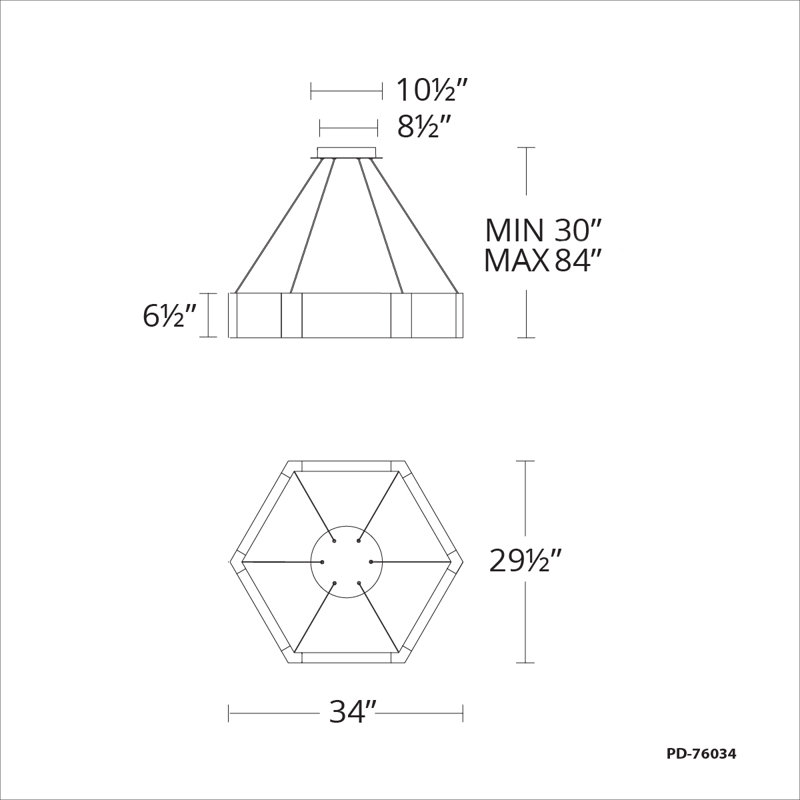 Forever 1 - Light LED Pendant, Antique Nickel