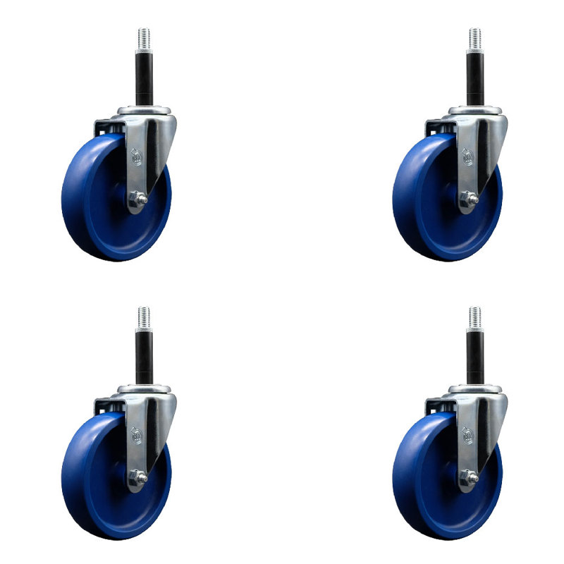 Ensemble de roulettes extensibles en poly