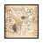 Toile encadrée de bois rustique foncé