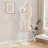 This White, Sturdy Floor-Standing Coat Rack Features A Solid Square Base And Eight Built-In Hooks. Easy To Assemble, It's Suitable For Bedrooms, Entryways, And Offices For Storing Coats And Hats.-134011815