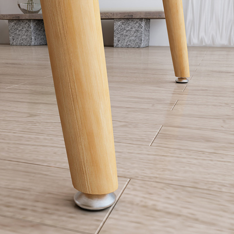 Bureau rectangulaire en bois massif Burlywood, H 29,53 po x l 62,99 po x P 31,5 po