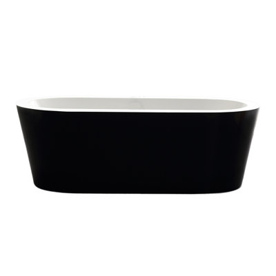 Montesino 66'' x 31'' Freestanding Soaking Acrylic Bathtub