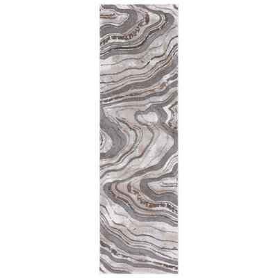 Swindle Abstract Gray/Beige Area Rug