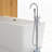 Modern Freestanding Bathtub Faucet With Hand Shower - Solid Metal, Finish, 3.9 Gpm Water Flow Rate, Bathroom Refresh Surface, 6.66 In. X 47.29 In., Refreshment Choice