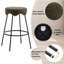 Tabouret de comptoir rembourré 26,97 po Kipten-1214027769