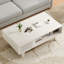 Table basse, tables de salon, table moderne avec rangement, table basse Mid Century