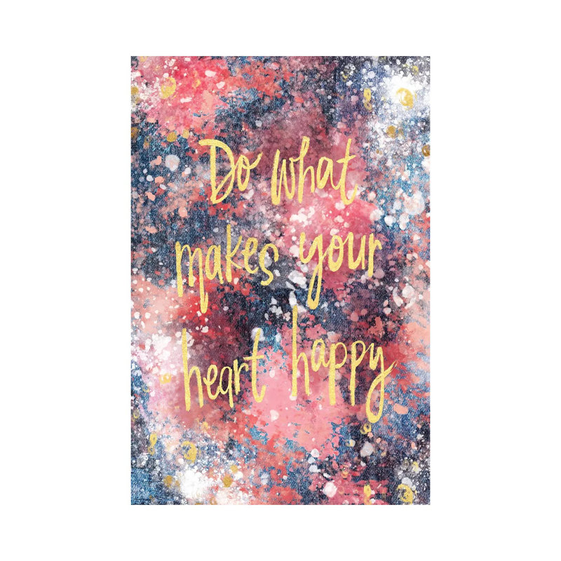 Good Vibes by Joy Ting - Wrapped Canvas Gallery-Wrapped Canvas Giclée, 66.04 cm H x 45.72cm W
