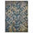 Bicknell Area Rug Living Room Rug: Washable Modern Abstract Thin Rug Indoor Floor Non Slip Stain Resistant Carpet for Bedroom Dining Room - MACHINE MADE HEATSET POLYPROPYLENE AREA RUGS - Rectangle, Silver Blue Color, Abstract Modern Design-30779289
