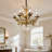 Classic Crystal Candle Chandelier Antique Bronze Pendant Ceiling Lamp With LED Bulbs-495355311-495355309-495355308