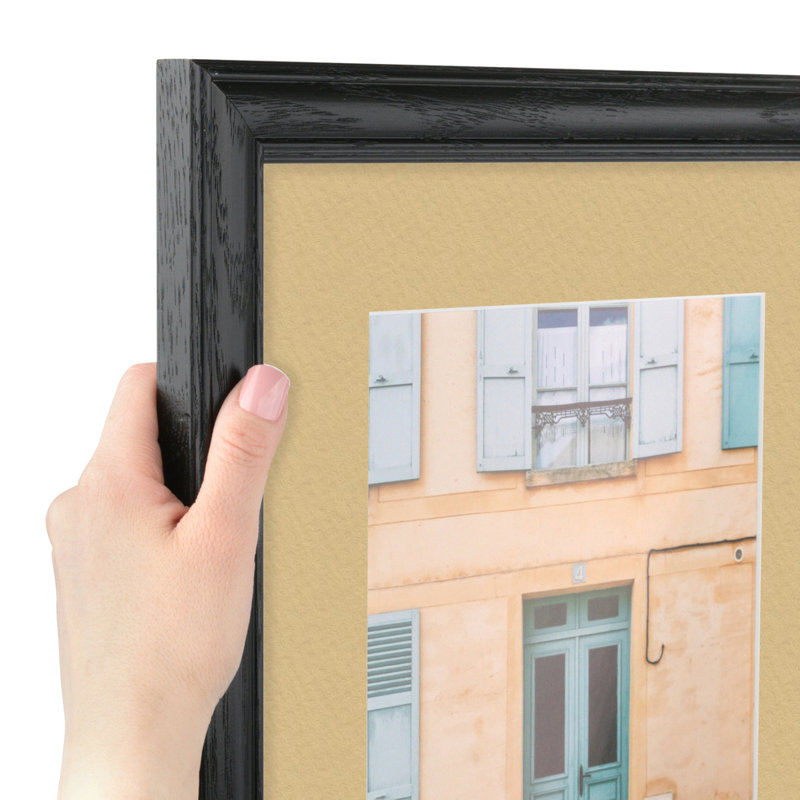 Cadre pour photo 20 po x 20 po blanc mat, Or automne