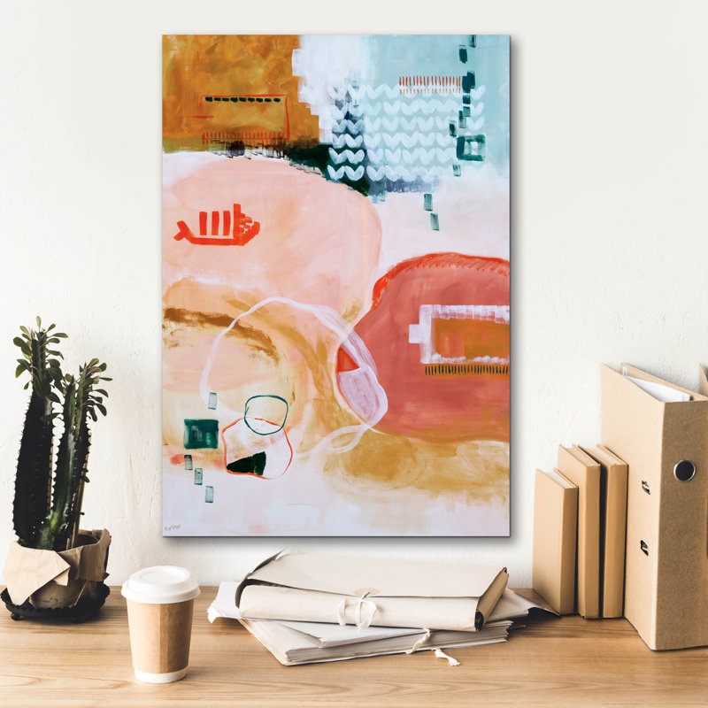  «Safe Passage» par Katherine Irvin, art mural sur toile, 18 po x 26 po