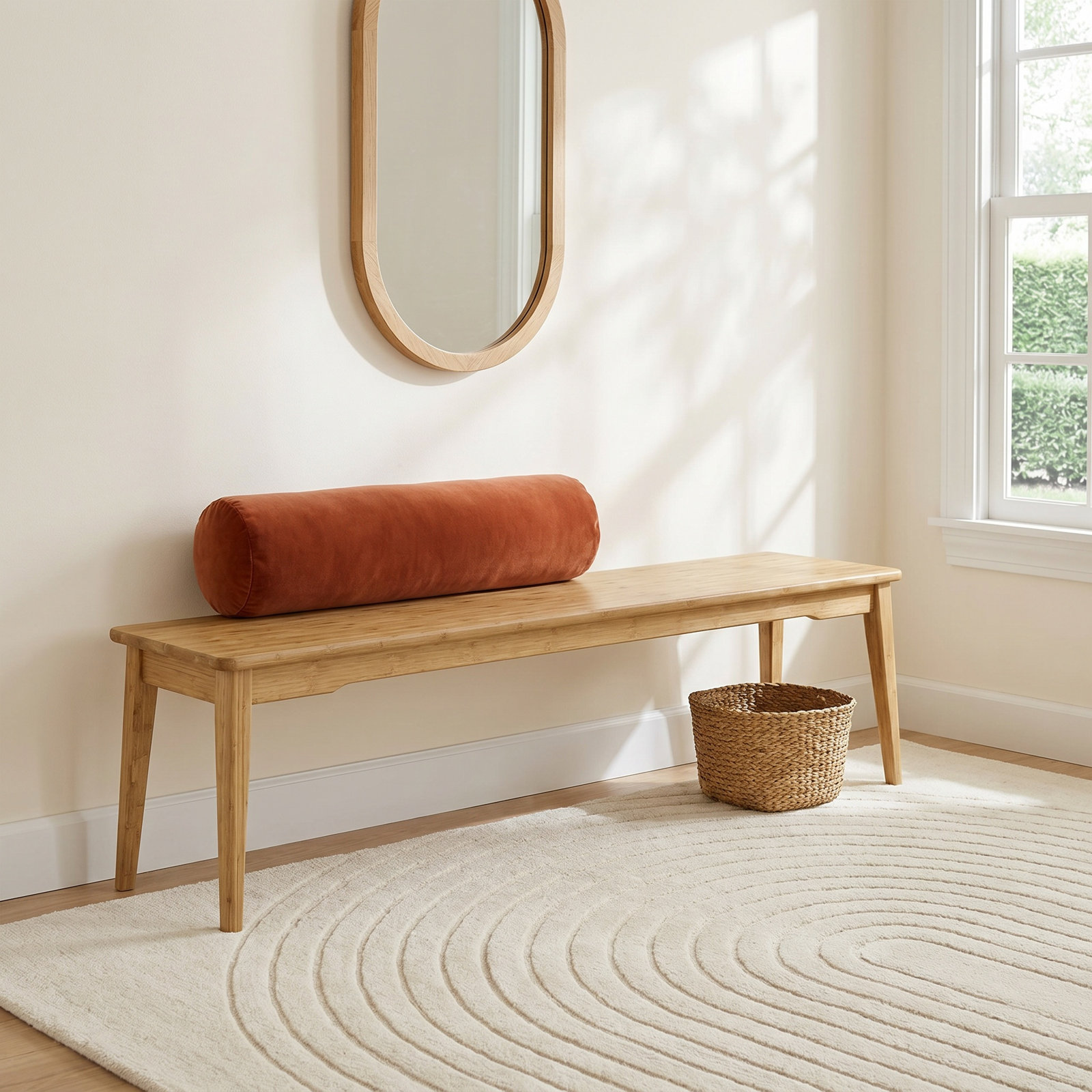 Lacey 64" Dining Bench, Caramelized, 17.5" H x 64" W x 14" D
