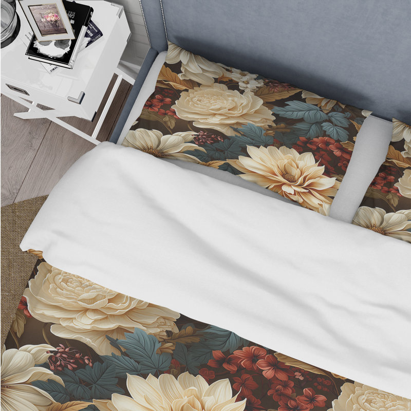Ensemble de housse de couette Earthy Elegance, Housse de couette pour très grand lit et 2 très
