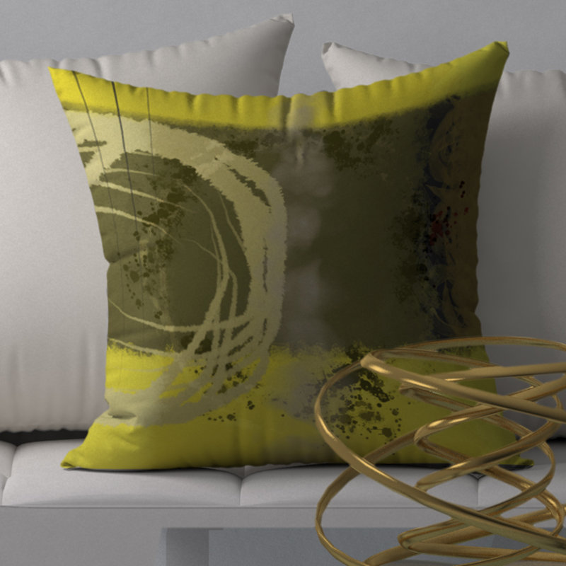 Housse de coussin décorative carrée de haleakal, H 24 po x l 24 po