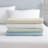 Martha Stewart Skylands Solid Cotton Percale Blue Sheet Set-115629697-115629691
