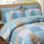 Ensemble d'édredon à imprimé Geo-turquoise-114479050
