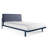 Station Upholstered Metal Platform Bed-27114077-32966200