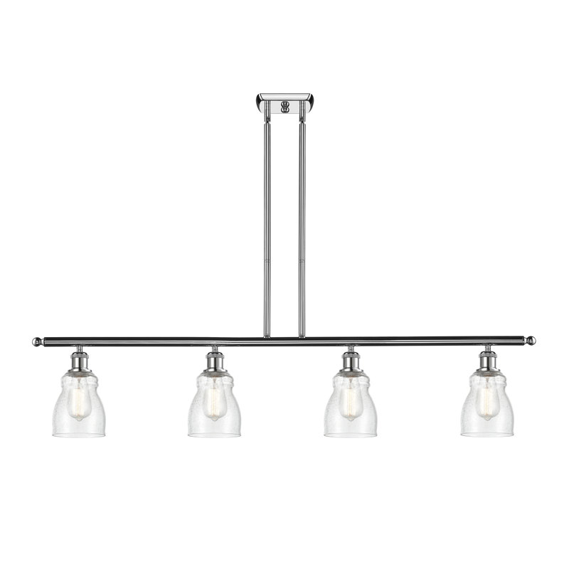 Mccarver 4 - Light Kitchen Island Pendant, No Bulb Included, Seedy, Polished Chrome