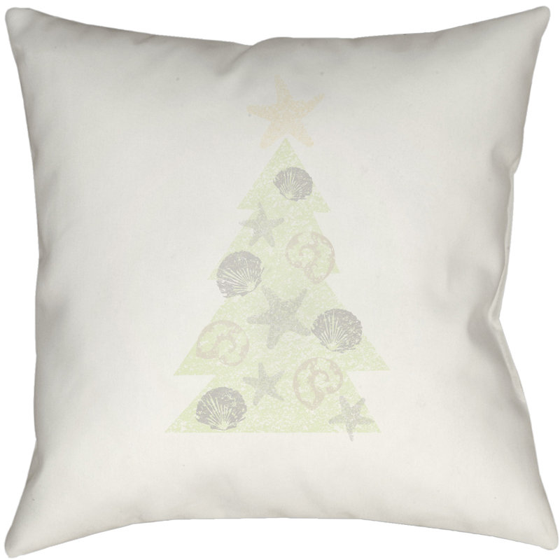  Indoor/Outdoor Throw Pillow, 16" H x 16" W x 4" D, Green