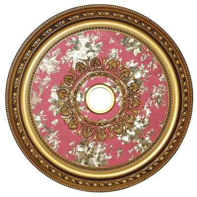 Floral Center Round Ceiling Medallion