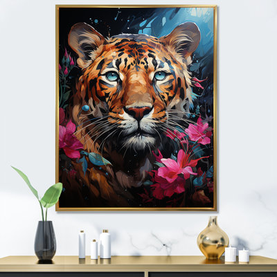 " Pop Art Portrait Of A Jaguar "
