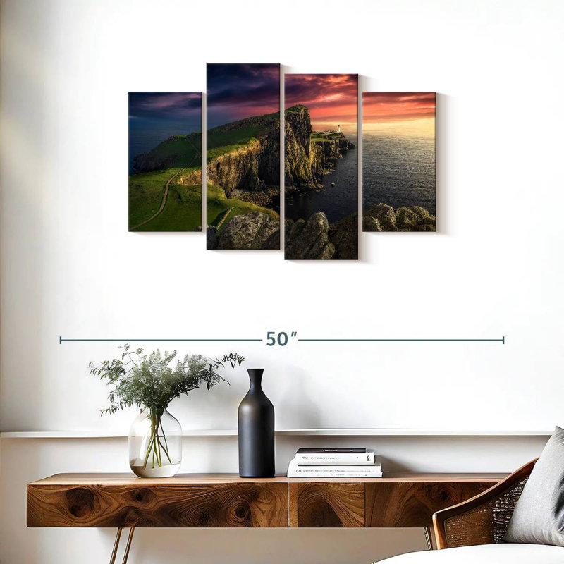 Gillard Neist Point Lighthouse Vista, 22" H x 36" W