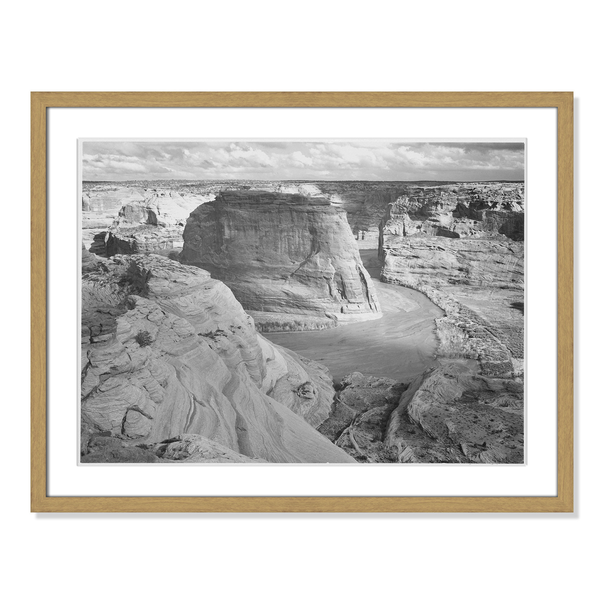 Canyon De Chelly Arizona 2 by Adams, 17" H x 23" W x 0.75" D, Natural