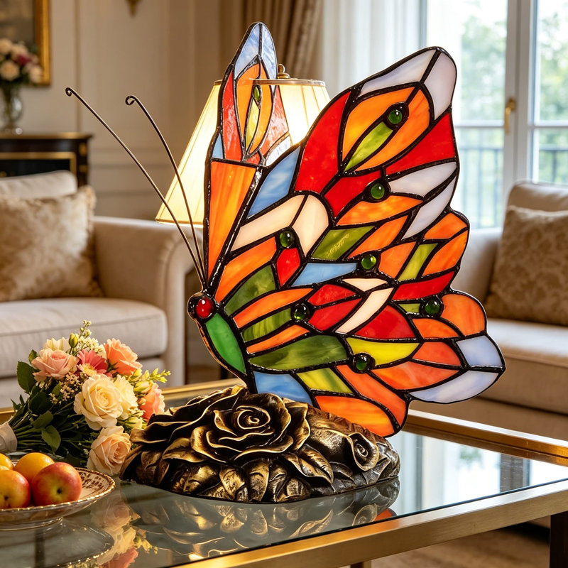 Lampe de table Butterfly Tiffany