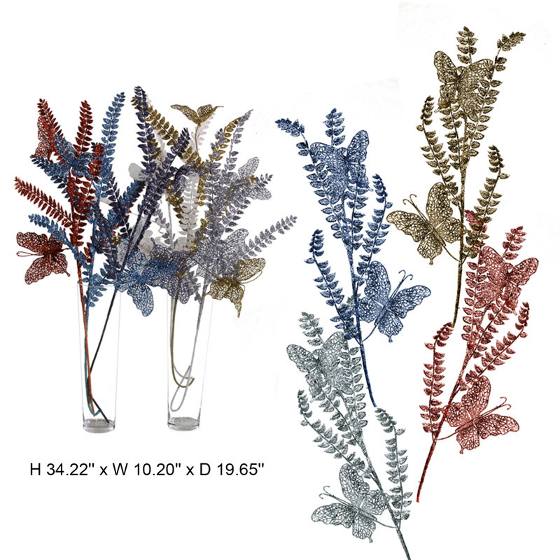 Fern Arrangement, Red