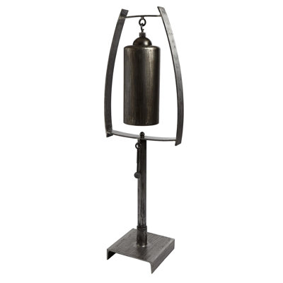 Spring Top Sound Sculpture-Natural Iron