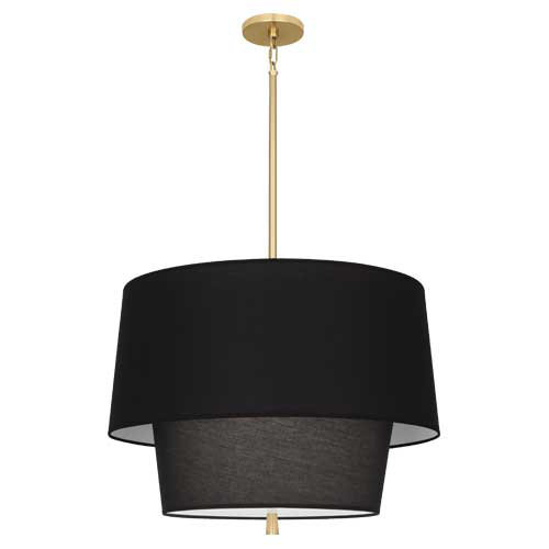 Decker 3 - Light Chandelier, Modern Brass