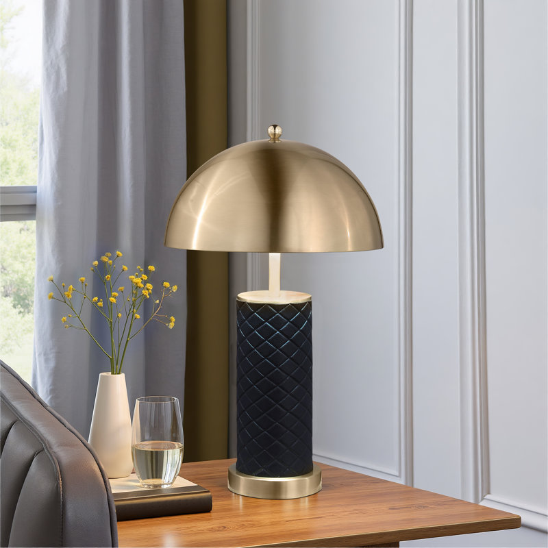 Ensemble de 2 lampes de table Katheryn Black Dome