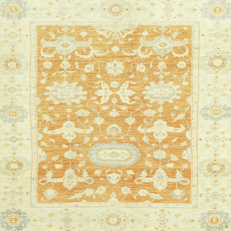 Tapis abstrait moderne 2969, Carré 6 pi