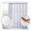 Lacie-Mia 13 Piece Polyester Shower Curtain Set