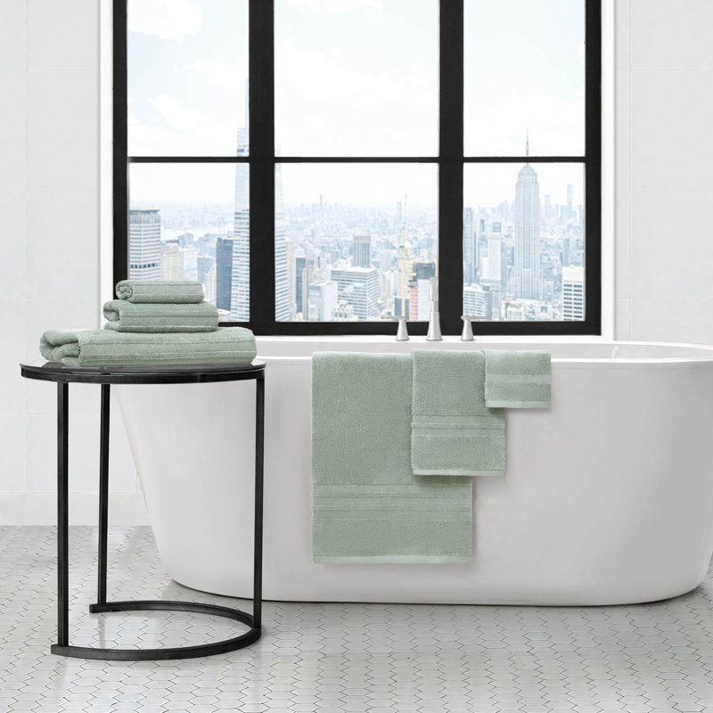  Sofia Bath Towels 6-Piece, Green