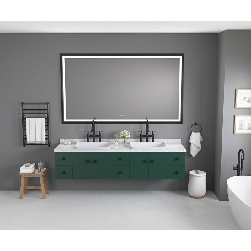 Miroir de salle de bain mural, 48 po x 84 po