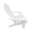 Chaise Adirondack pour enfants en bois pour l'extérieur ou l'intérieur, blanc