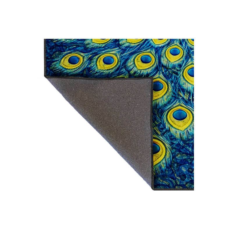 Tapis bleu Mosso, 3 pi 11 po x 5 pi 11 po