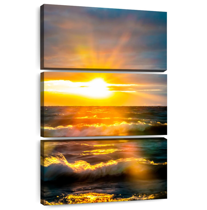 Gillard Sunrise Over Ocean I, H 38 po x l 24 po