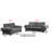 Carnot 2 - Piece Velvet Living Room Set