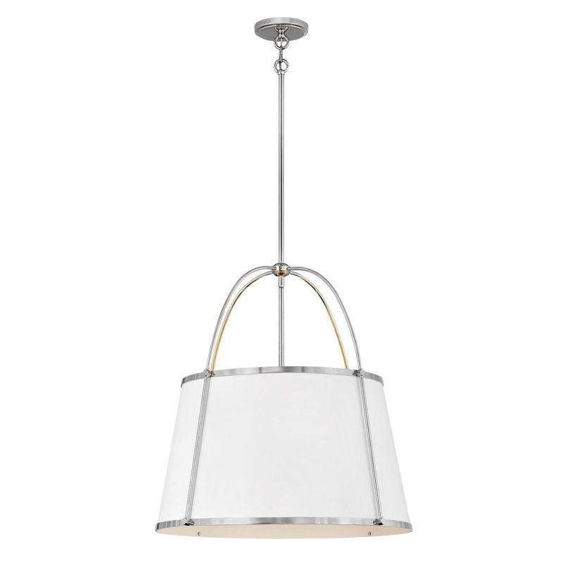 Moxie 4-Light Chandelier, Polished Nickel