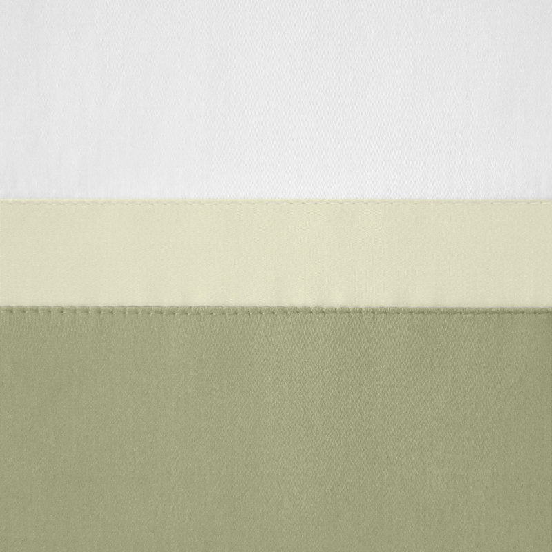 Borders Sheet Set, King, White/Eucalipto/Sion