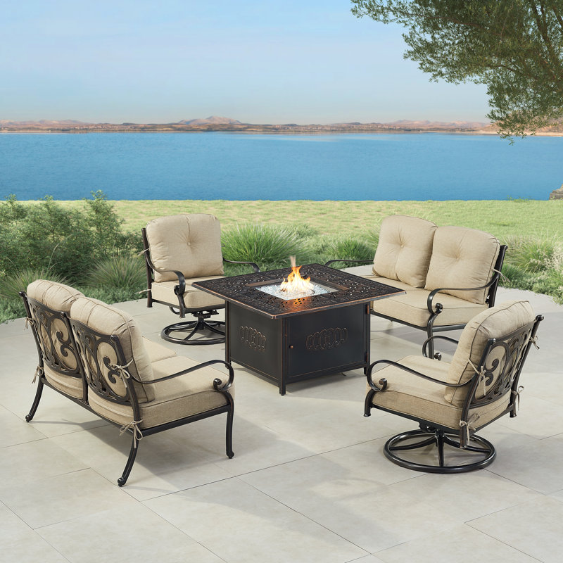 Grimm Outdoor 5 - Piece Conversation Set